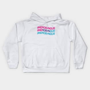 Androgynous proud flag Kids Hoodie